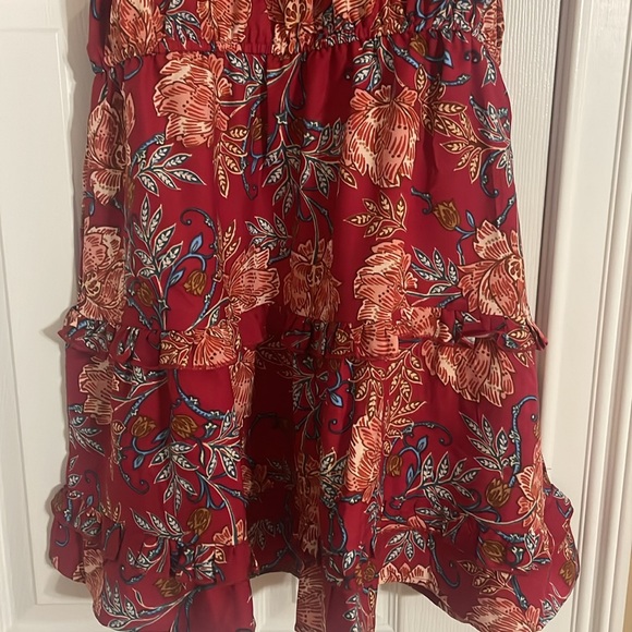 NWT Band of the Free CONNIE GARNET FLORAL MINI DRESS - Picture 7 of 9